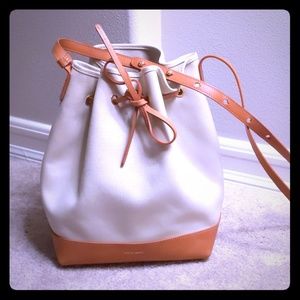 Mansur Gavriel Canvas Bucket Bag